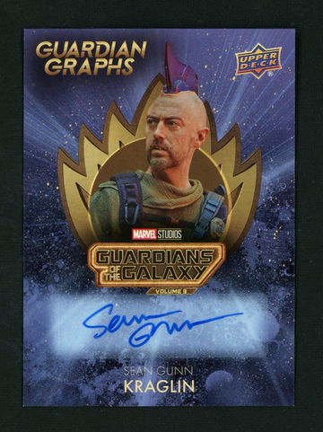 2022 Upper Deck Guardian Graphs GG-SG Sean Gunn Auto
