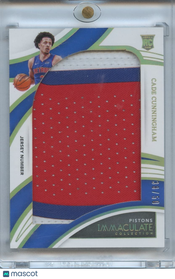 2021 Cade Cunningham Rookie Panini Authentic