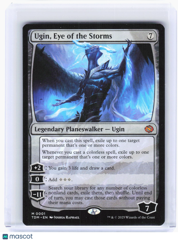 Tarkir: Dragonstorm Ugin, Eye of the Storms Non-Foil Mythic #1