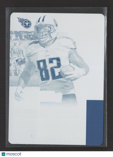 2019 Panini Plates & Patches Delanie Walker #NI-DW Cyan Printing /1 Printing Plate