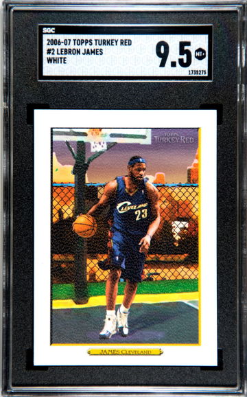 2006-07 Topps Turkey Red #2 Lebron James White