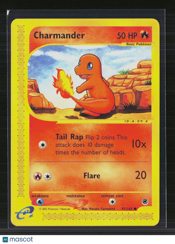 2002 Expedition Base Set Charmander #97/165