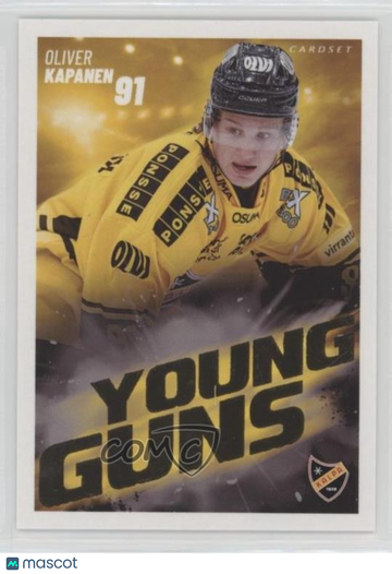 2022-23 Cardset Finland - Young Guns Oliver Kapanen #YG 6 [None] Rookie