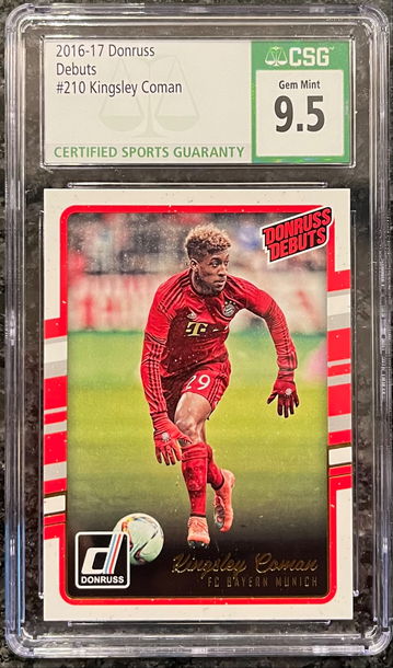 Kingsley Coman 2016-2017 Donruss Debuts CSG 9.5