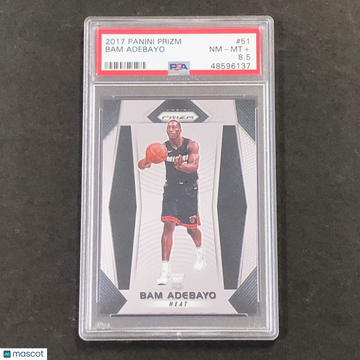 2017 Panini Prizm Bam Adebayo #51 PSA 8.5