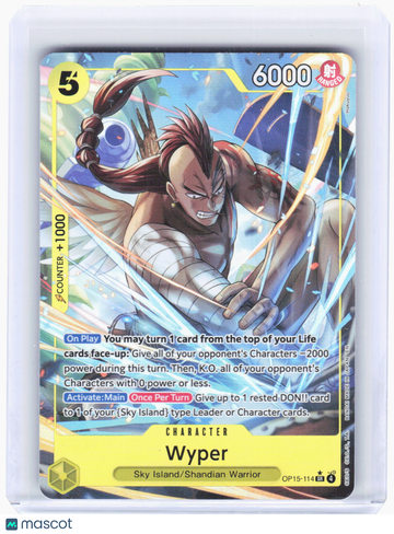 Adventure on Kami's Island Wyper (Alternate Art) Foil Super Rare #OP15-114