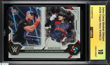 2026 Topps Now John Cena Shohei Ohtani #WBCO MBA 10