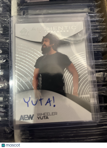 2025 Upper Deck Wheeler Yuta #AS-WY Signatures Autograph Short Print Parallel/Variety Insert Upper Deck