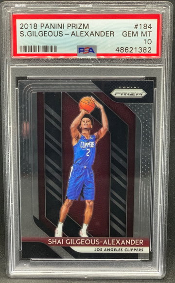 Shai Gilgeous-Alexander 2018 Panini Prizm PSA 10