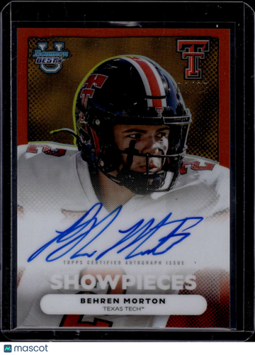 2025 Bowman University Best Football Behren Morton #BSA-BM