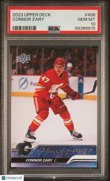 2023 Upper Deck Connor Zary #496 PSA 10