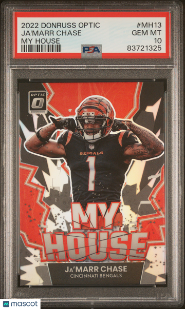 2022 Panini Donruss Optic My House Ja'marr Chase #MH13 PSA 10
