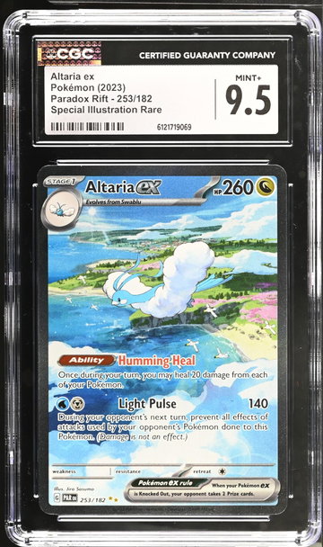 2023 Pokemon #253/182 Altaria ex Paradox Rift CGC 9.5