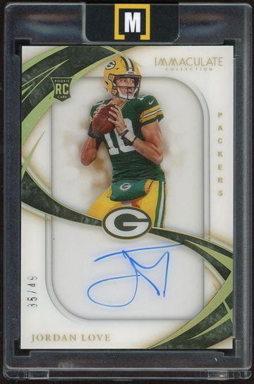 2020 Panini Immaculate Collection Signatures Jordan Love #SS4 RC Auto /49