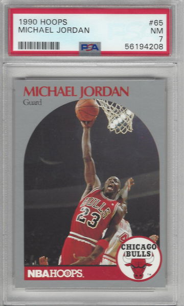 1990 Hoops Michael Jordan #65 PSA 7