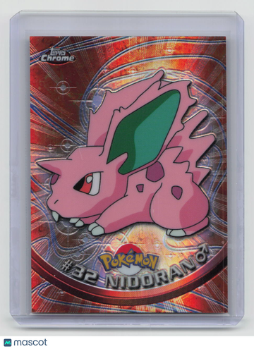 2000 Topps Chrome Nidoran #32 Spectra-Chrome Lightly Played (Excellent)