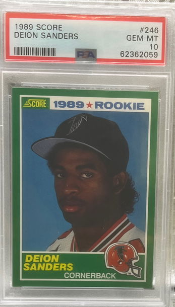1989 Score Deion Sanders PSA 10