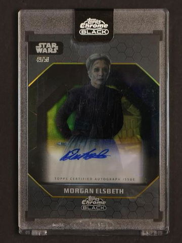Topps Chrome Black ADS-DI Morgan Elsbeth Dark Side Autograph /25