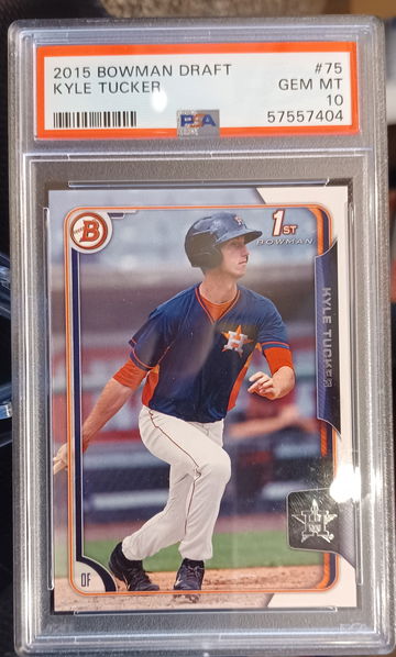 2015 Bowman Draft Kyle Tucker #75 PSA 10