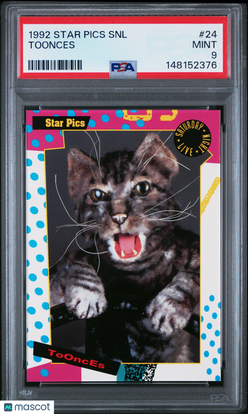 1992 Star Pics Saturday Night Live Toonces #24 PSA 9