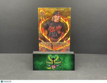 2024 Bowman Chrome Rising Infernos Jackson Holliday #RI-9 Gold /50