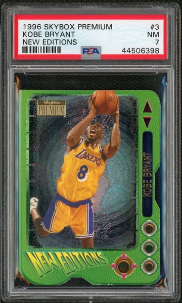 KObe Bryant 1996 Skybox Premium New Editions PSA 7