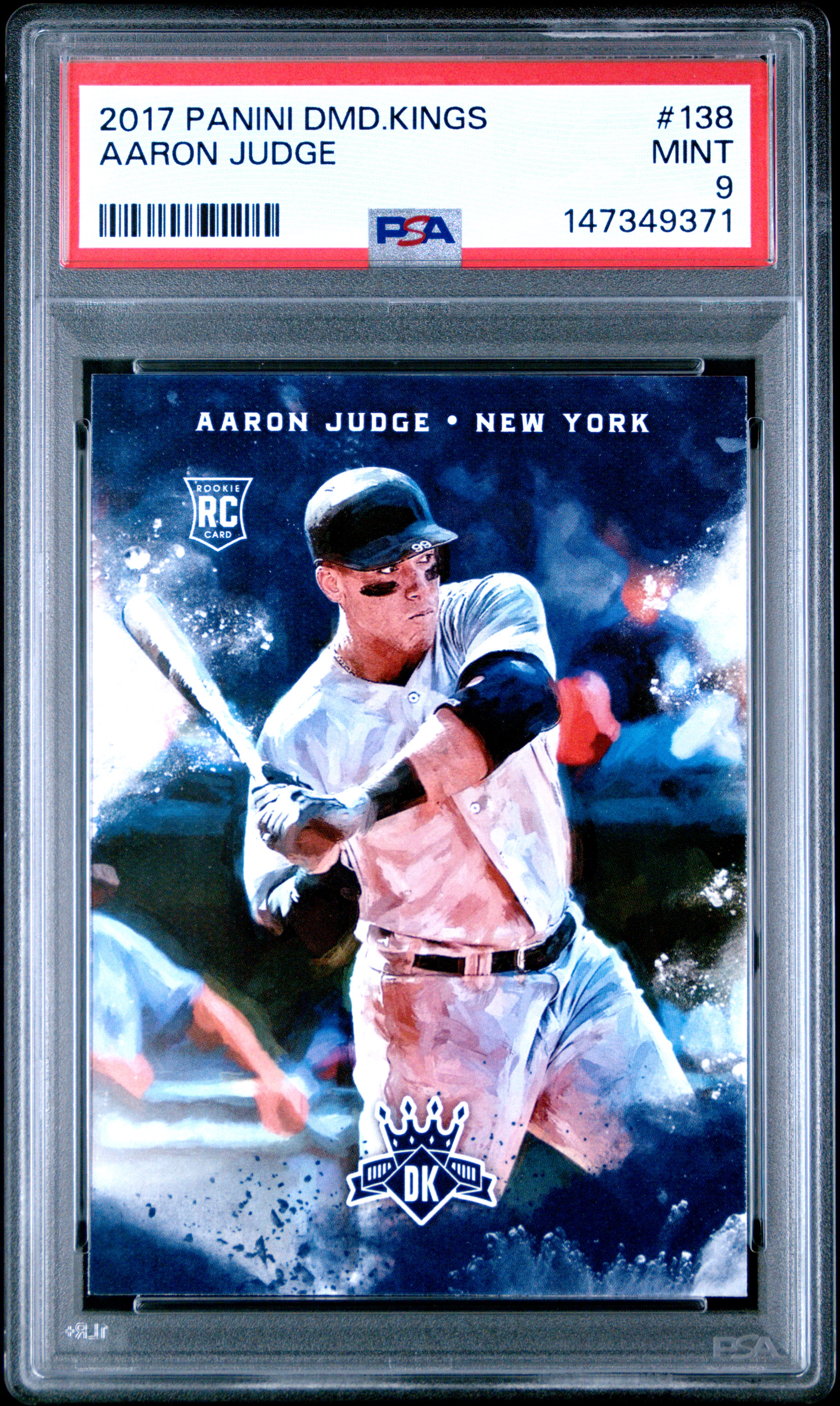 2017 Panini Diamond Kings Aaron Judge PSA 9