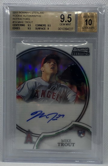 2011 Bowman Sterling Mike Trout