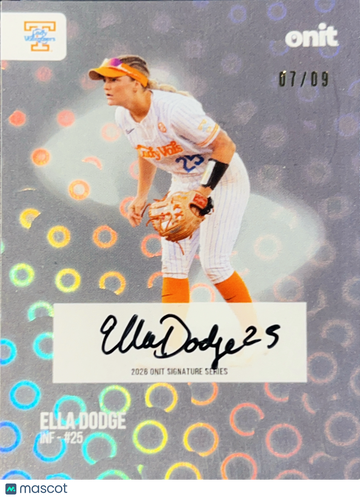 2025 Onit Signature Series Ella Dodge #S-3 /09