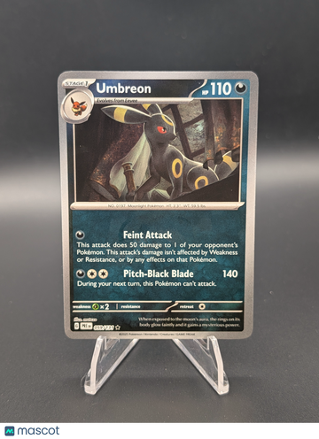 2025 Pokemon Prismatic Evolutions Master Ball Umbreon #059/131