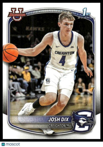 2025-26 Bowman Josh Dix #BPP-17 Prospects