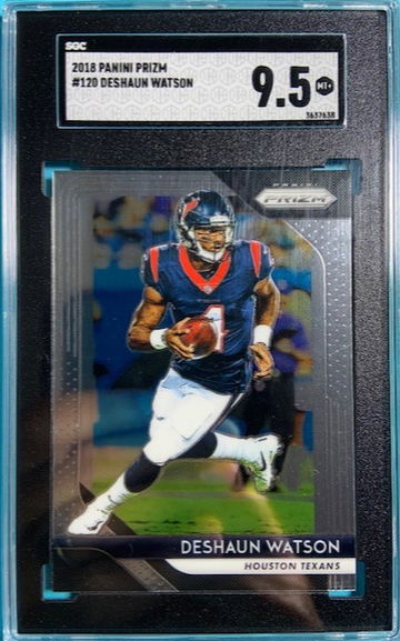 2018 Prizm Deshaun Watson #120 SGC 9.5 MINT+ Houston Texans 2nd Year