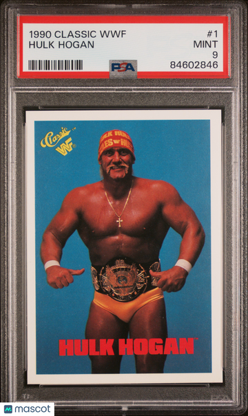 1990 Classic WWF Hulk Hogan #1 PSA 9