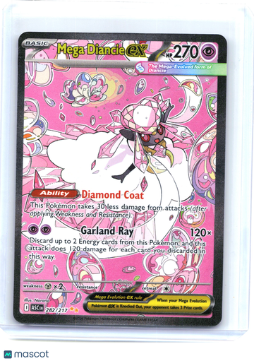 Ascended Heroes Mega Diancie ex Holo Special Illustration Rare #282/217