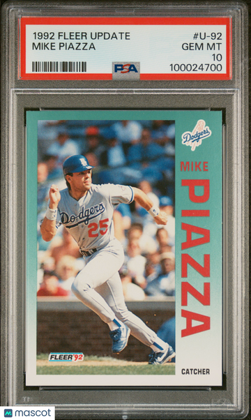 1992 Fleer Update Mike Piazza #U-92 PSA 10