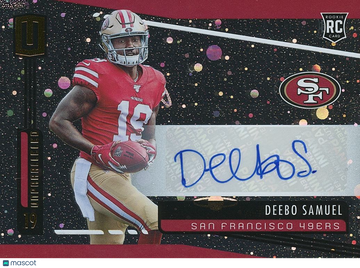 Deebo Samuel 2019 Panini Unparalleled Rookie Auto Panini Authentic San Francisco 49ers