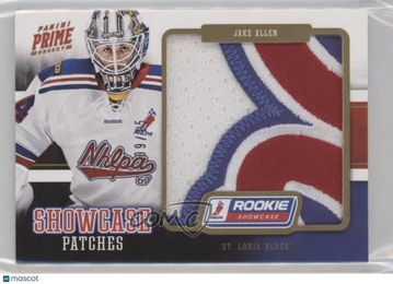 2012-13 Panini Prime Jake Allen #2 Patches 09/15 Parallel/Variety Rookie Memorabilia Insert