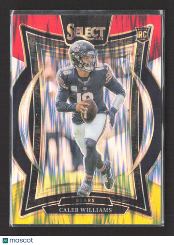 2025 Panini Select Prizm Concourse Caleb Williams #25 RC