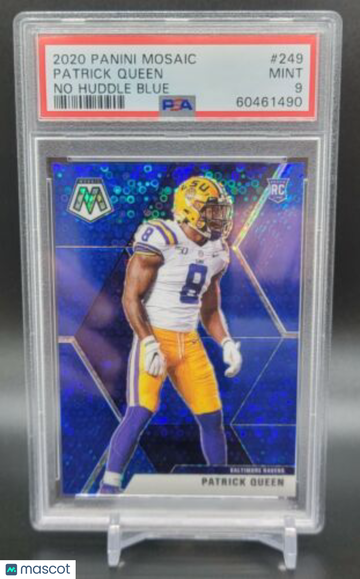 2020 Panini Mosaic Patrick Queen Rookie PSA 9