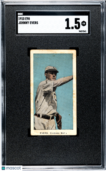 1910 E98 Johnny Evers SGC 1.5