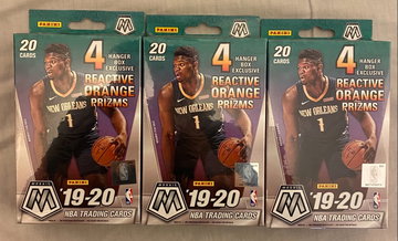 3X 2019-20 Mosaic Basketball Hanger Boxes