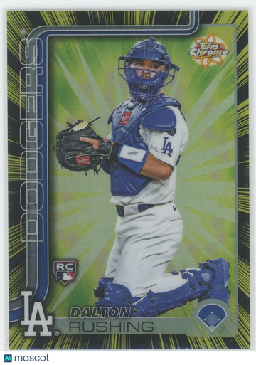 Dalton Rushing 2025 Topps Chrome Radiating Rookies RC #RR-40