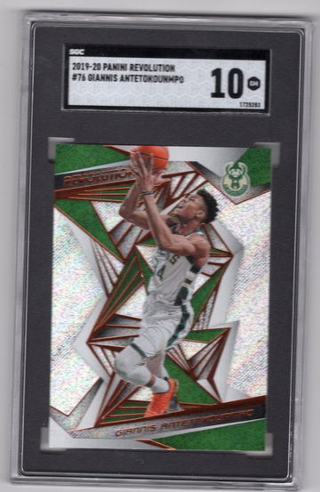 2019-20 Panini Revolution  Giannis Antetokounmpo Bucks SGC 10