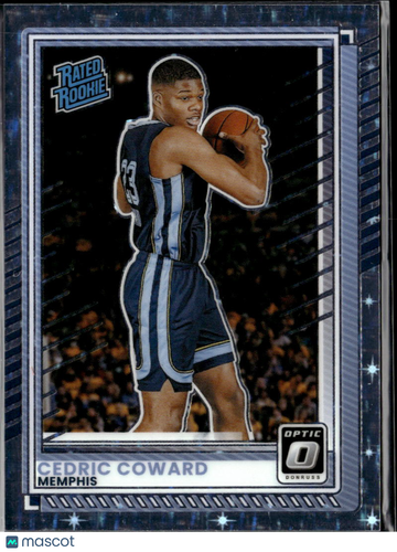 Cedric Coward 2025 Panini Donruss Optic Basketball /149 Memphis Tigers