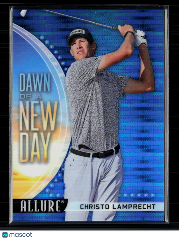 2026 Upper Deck Allure Golf Dawn of a New Day Christo Lamprecht #DND-9 Spectrum Blue 08/10
