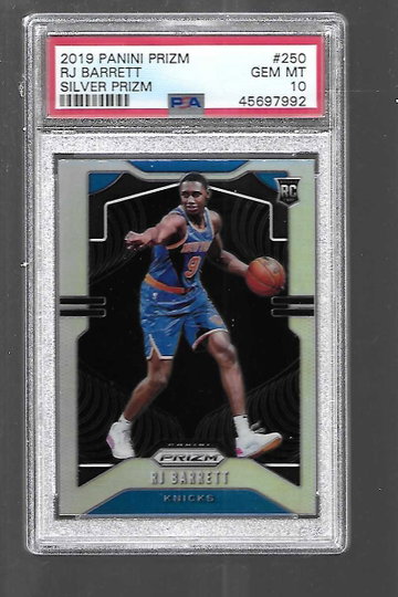 2019 Panini Prizm R J Barrett Silver Prizm
