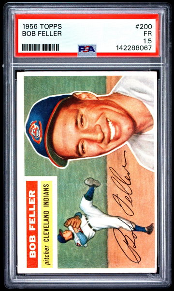 1956 Topps Bob Feller #200 PSA 1.5