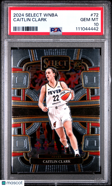 2024 Panini Select WNBA Caitlin Clark #72 PSA 10