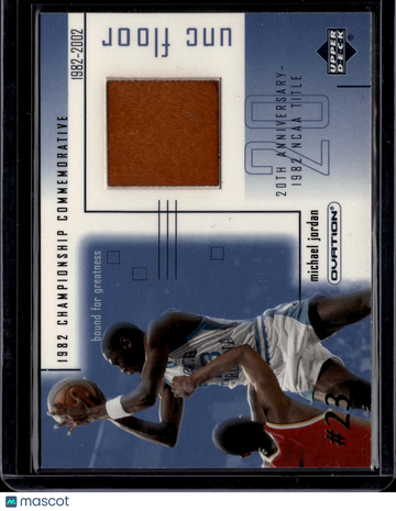 2001 Upper Deck Ovation UNC Floor Michael Jordan #MJF5 / Game-Used Floor
