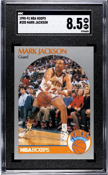 1990 Hoops #205 Mark Jackson SGC 8.5